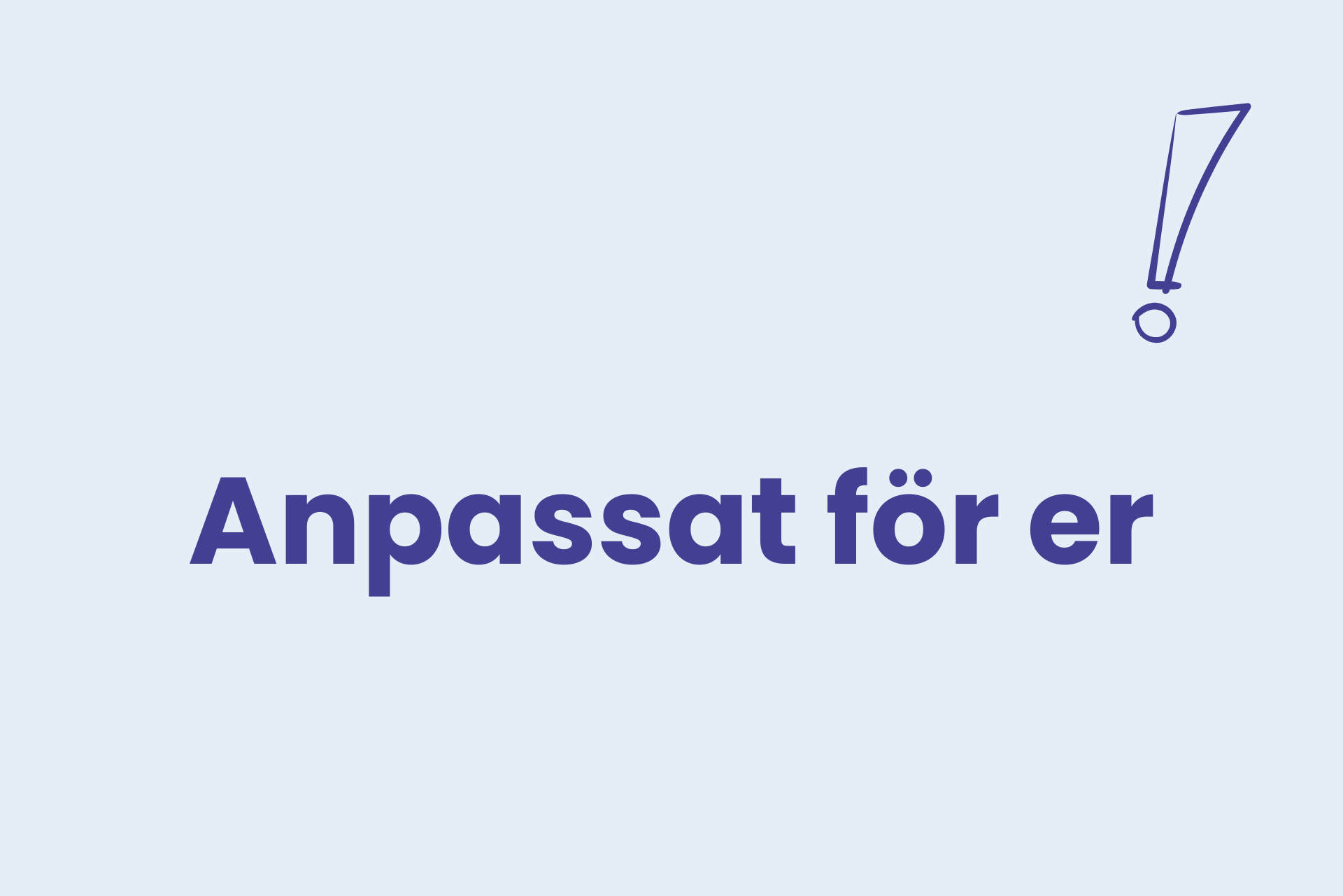 Skräddarsydd föreläsning – uppdaterad