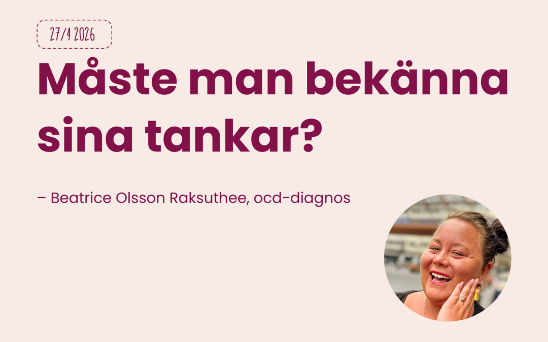 27/4 Föreläsning:  Måste man bekänna sina tankar?