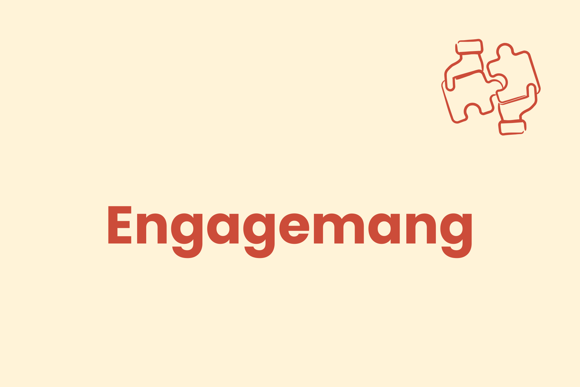 Medlemssidan: Engagemang