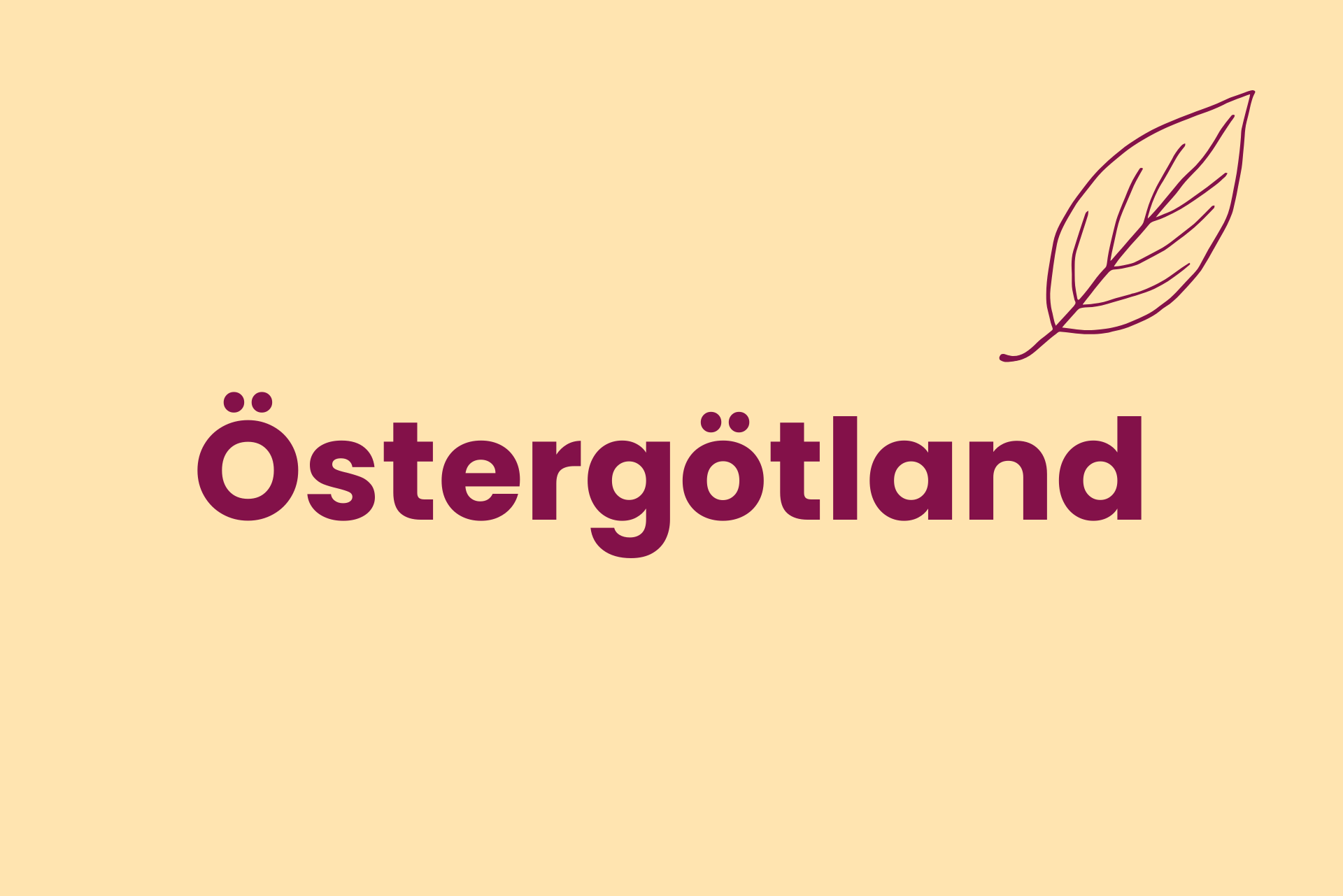 Östergötland lokalförening standard.