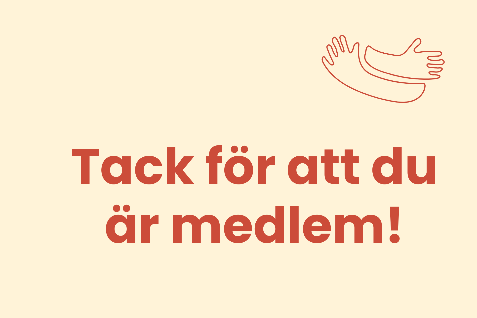Tack för att du är medlem – lokalföreningssidan